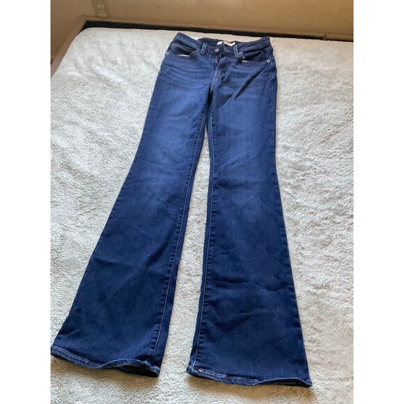 American Eagle Outfitters Denim - Levis Jeans Womens 27x32 Flare 726 Dark Wash High Rise Stretch Denim Boho Hippie